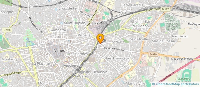 localisation de l'entreprise MADAME MARIE LAPIERRE  NIMES