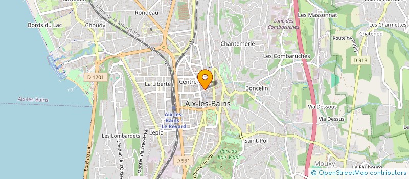 localisation de l'entreprise MADAME MARIE LAPLACE à AIX-LES-BAINS