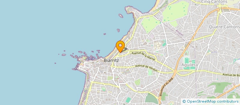 localisation de l'entreprise MADAME MARIE LAPLACECLAVERIE-  BIARRITZ