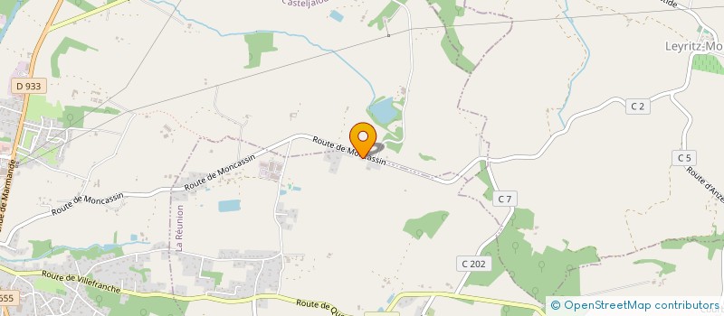 localisation de l'entreprise MADAME MARIE LARCHE  LA REUNION