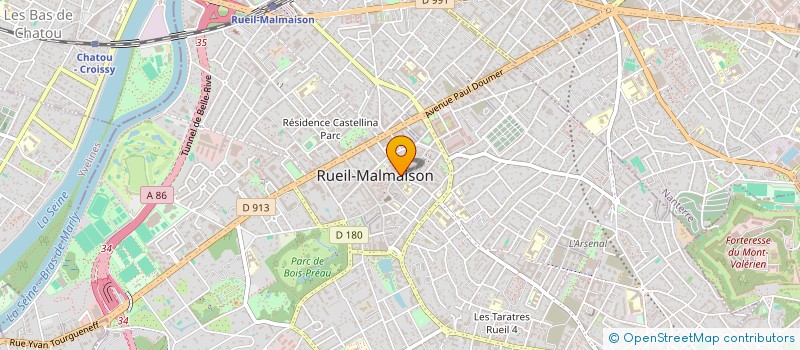 localisation de l'entreprise MADAME MARIE LAROUSSE à RUEIL-MALMAISON