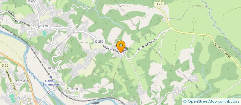 localisation de l'entreprise MADAME MARIE LARRE  HALSOU