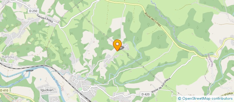 localisation de l'entreprise MADAME MARIE LARRETEGUY  CAMBO-LES-BAINS