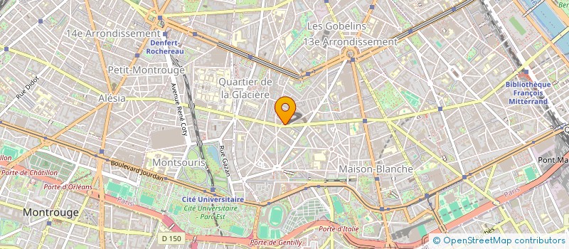 localisation de l'entreprise MADAME MARIE LARRIVE  PARIS