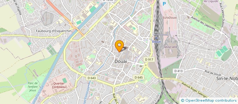 localisation de l'entreprise MADAME MARIE LARROUQUERE à DOUAI
