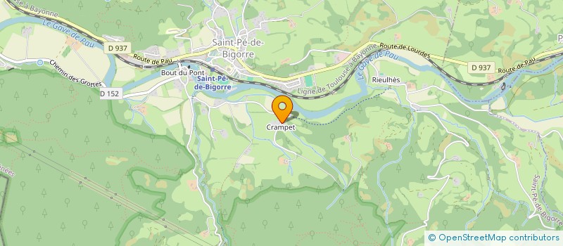 localisation de l'entreprise MADAME MARIE LARROUY  SAINT-PE-DE-BIGORRE