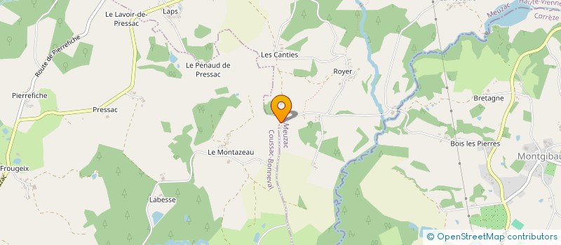 localisation de l'entreprise MADAME MARIE LASCAUD à MEUZAC