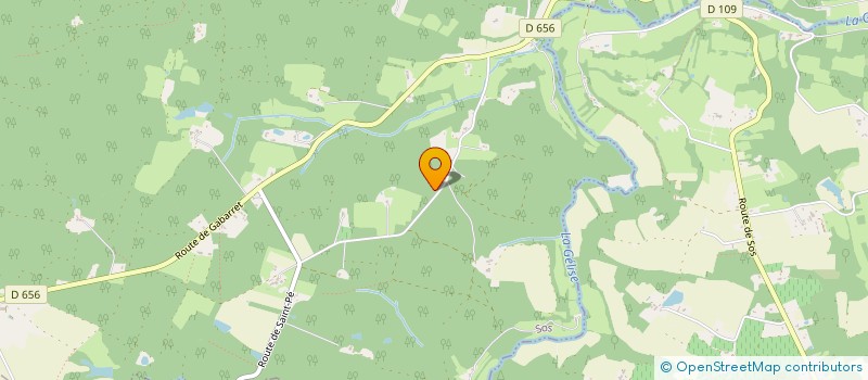 localisation de l'entreprise MADAME MARIE LASCOURREGES  POUDENAS