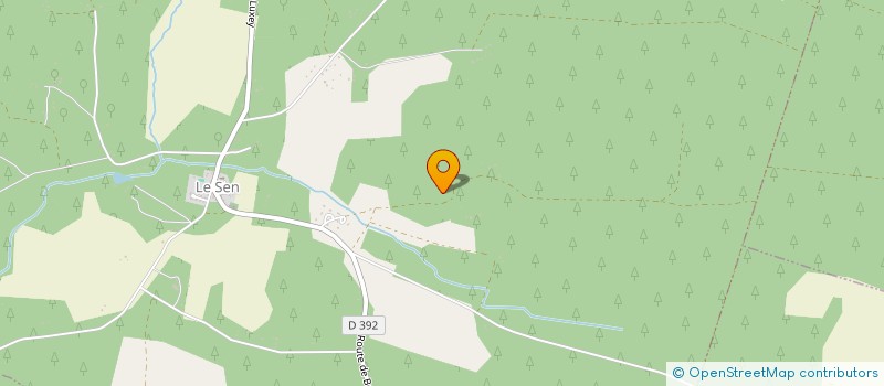 localisation de l'entreprise MADAME MARIE LASSALLE  LE SEN