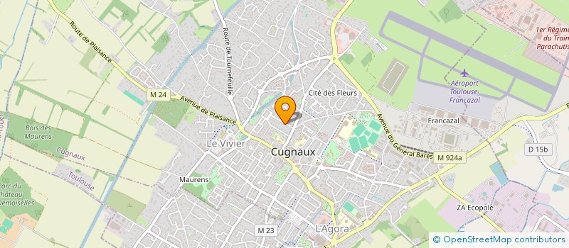 localisation de l'entreprise MADAME MARIE LASSIGNARDIE  CUGNAUX