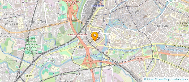 localisation de l'entreprise MADAME MARIE LATRON  STRASBOURG