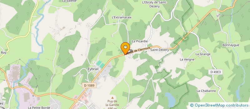 localisation de l'entreprise MADAME MARIE LAUBIE à USSEL