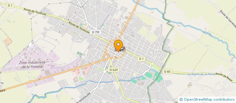 localisation de l'entreprise MADAME MARIE LAUGIER  REVEL