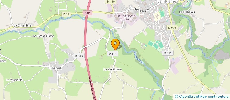 localisation de l'entreprise MADAME MARIE LAUNAY  SAINT-JAMES