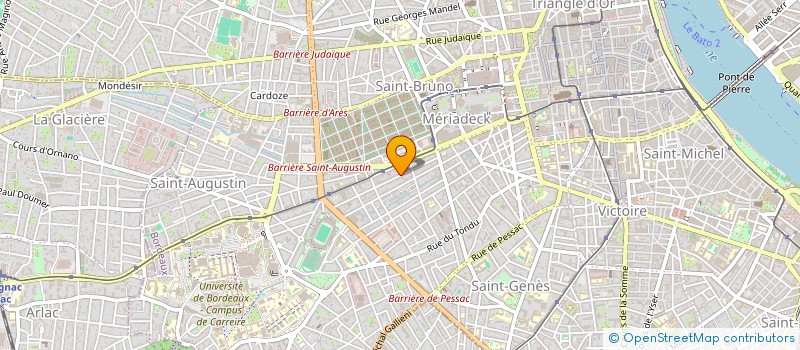 localisation de l'entreprise MADAME MARIE LAURE ADELINE BOULOGNE  BORDEAUX