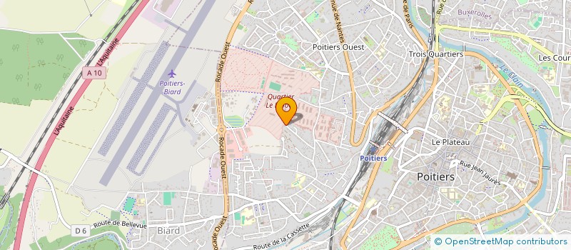localisation de l'entreprise MADAME MARIE-LAURE ALLIX  POITIERS