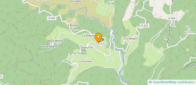 localisation de l'entreprise MADAME MARIE-LAURE AMBROSIA  CHAZEAUX