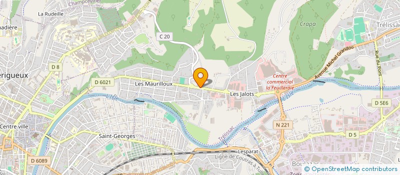 localisation de l'entreprise MADAME MARIE LAURE ARANDA FREIXAS  TRELISSAC