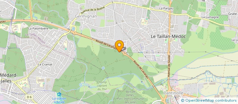 localisation de l'entreprise MADAME MARIE LAURE ARNAUTIN à LE TAILLAN-MEDOC