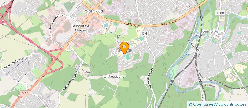 localisation de l'entreprise MADAME MARIE-LAURE AUBINEAU  SAINT-BENOIT