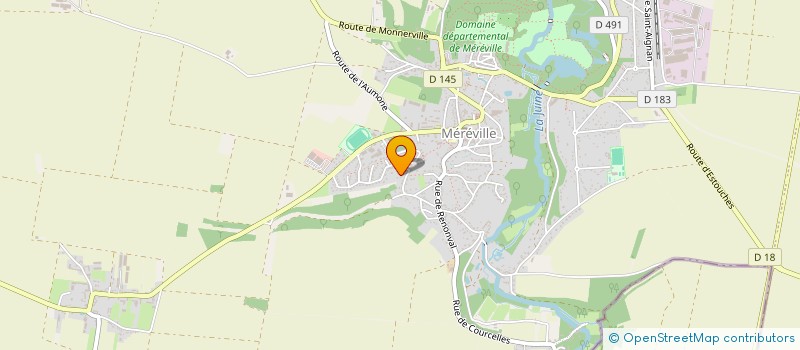 localisation de l'entreprise MADAME MARIE LAURE BADAI  LE MEREVILLOIS