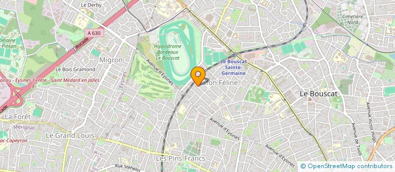 localisation de l'entreprise MADAME MARIE-LAURE BALLION  LE BOUSCAT