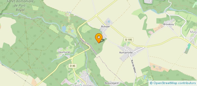 localisation de l'entreprise MADAME MARIE-LAURE BAS  MAGNY-LES-HAMEAUX