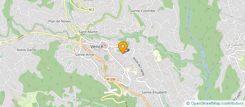 localisation de l'entreprise MADAME MARIE-LAURE BERTI à VENCE