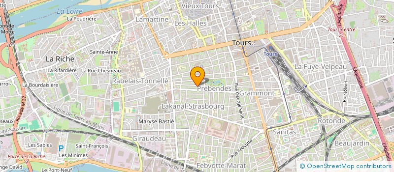 localisation de l'entreprise MADAME MARIE LAURE BESQUENT  TOURS