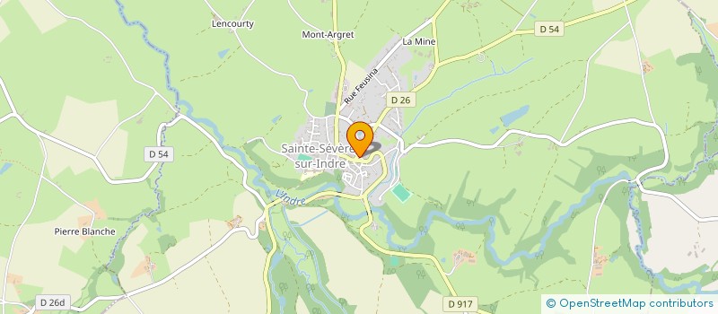 localisation de l'entreprise MADAME MARIE-LAURE BLANCHARD à SAINTE-SEVERE-SUR-INDRE