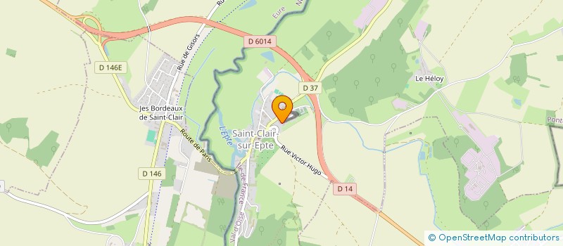 localisation de l'entreprise MADAME MARIE LAURE BODANO  SAINT-CLAIR-SUR-EPTE