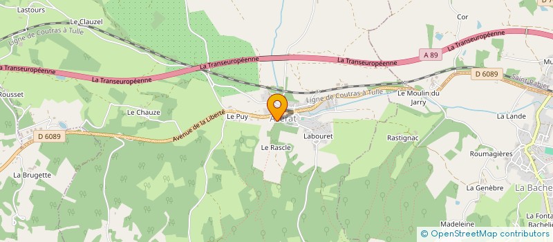 localisation de l'entreprise MADAME MARIE-LAURE BORDIER  AZERAT