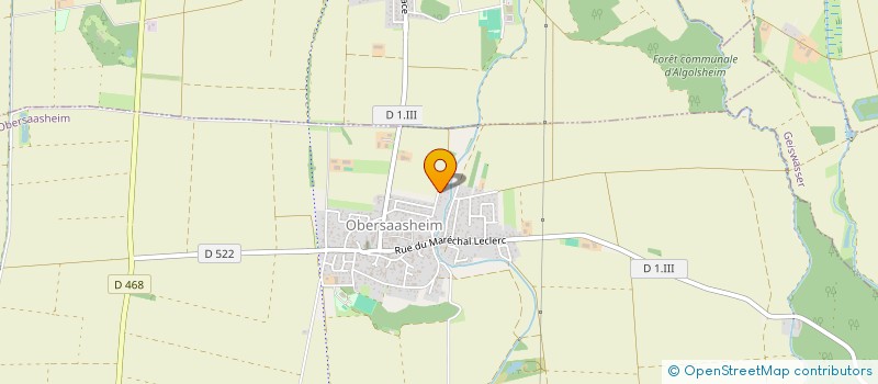 localisation de l'entreprise MADAME MARIE-LAURE BORDMANN  OBERSAASHEIM