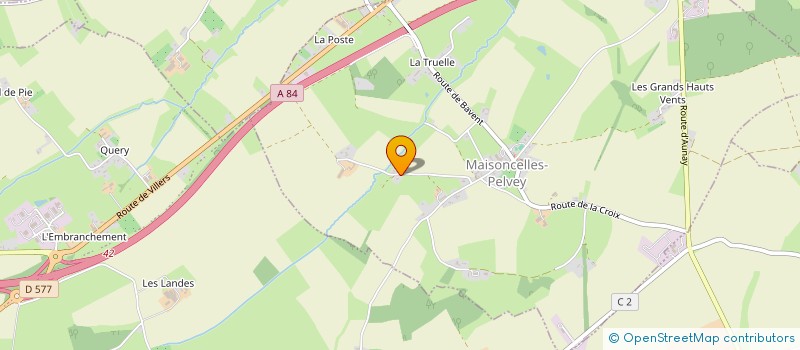 localisation de l'entreprise MADAME MARIE-LAURE BOREL  MAISONCELLES-PELVEY