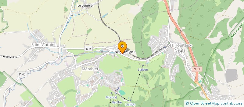 localisation de l'entreprise MADAME MARIE-LAURE BOSSARD  METABIEF