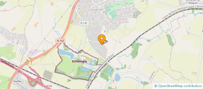 localisation de l'entreprise MADAME MARIE-LAURE BOUCHER  LOUVERNE