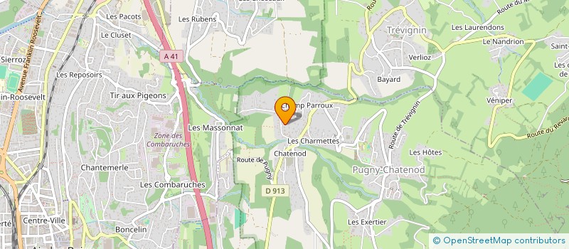 localisation de l'entreprise MADAME MARIE LAURE BOUDOUX D'HAUTEFEUILLE à PUGNY-CHATENOD
