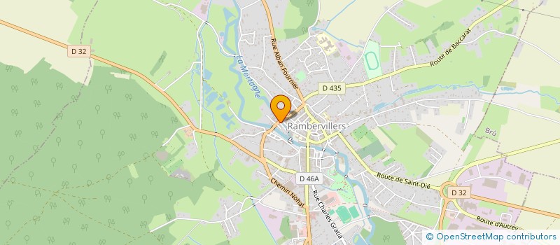 localisation de l'entreprise MADAME MARIE LAURE BOULAY  RAMBERVILLERS