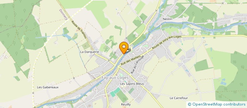 localisation de l'entreprise MADAME MARIE-LAURE BOURGEOIS à DONNERY