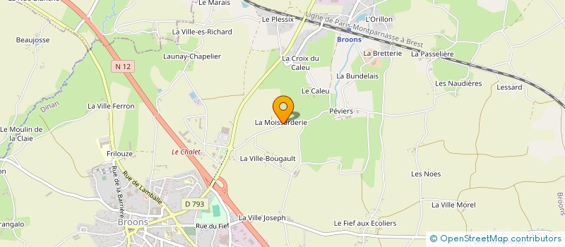 localisation de l'entreprise MADAME MARIE-LAURE BOUVIER  BROONS