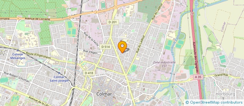 localisation de l'entreprise MADAME MARIE-LAURE BRICKERT  COLMAR