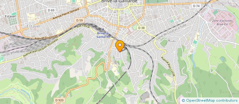 localisation de l'entreprise MADAME MARIE-LAURE BROUSSE à BRIVE-LA-GAILLARDE