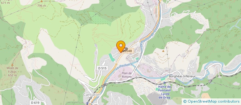 localisation de l'entreprise MADAME MARIE-LAURE BRUS  CANTARON