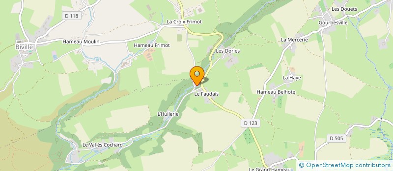 localisation de l'entreprise MADAME MARIE-LAURE BURNOUF  LA HAGUE