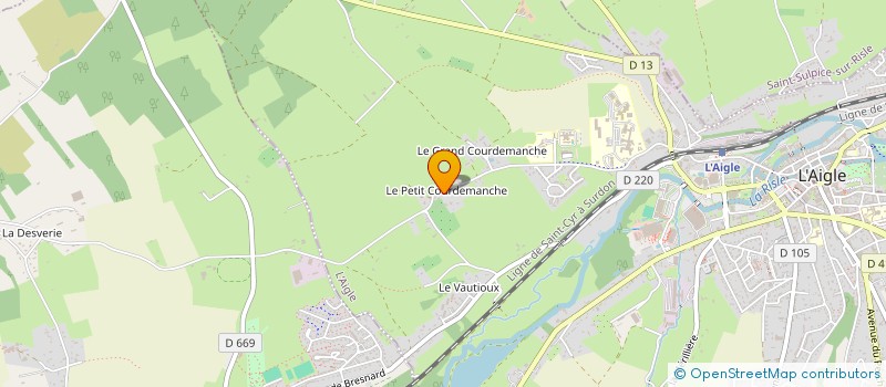 localisation de l'entreprise MADAME MARIE-LAURE BUTET à L'AIGLE