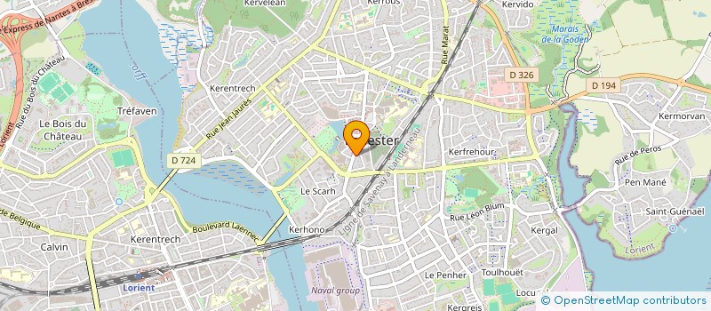 localisation de l'entreprise MADAME MARIE LAURE CAM  LANESTER