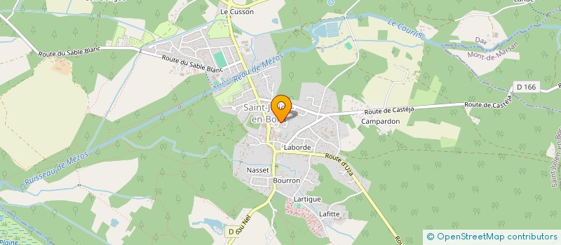 localisation de l'entreprise MADAME MARIE-LAURE CAPDEPUY  SAINT-JULIEN-EN-BORN