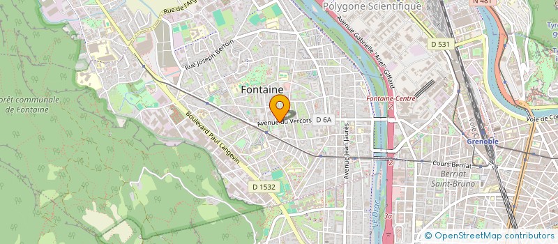 localisation de l'entreprise MADAME MARIE LAURE CELESTRI  FONTAINE