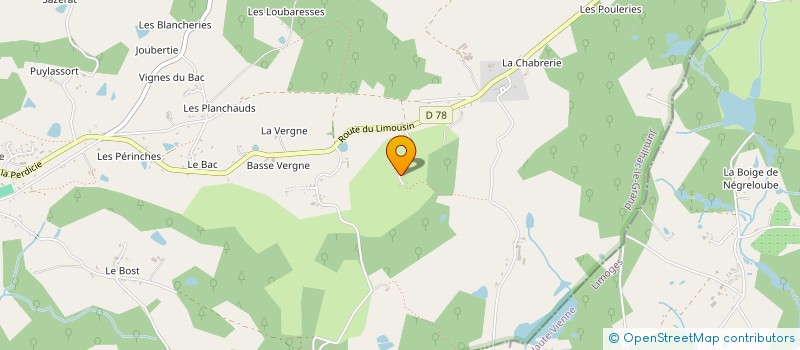 localisation de l'entreprise MADAME MARIE LAURE CHABASSIER  SAINT-YRIEIX-LA-PERCHE