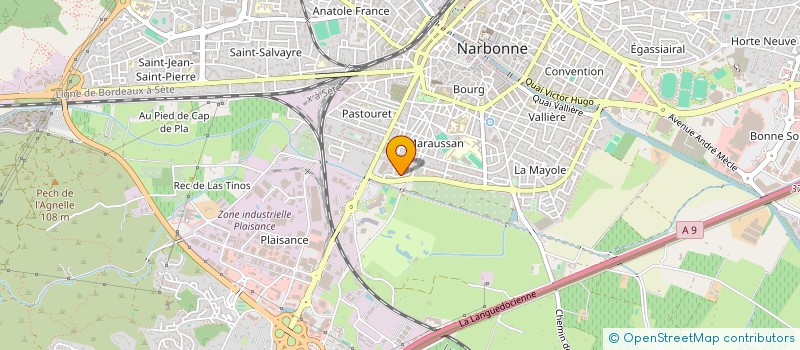 localisation de l'entreprise MADAME MARIE-LAURE CHABOT  NARBONNE